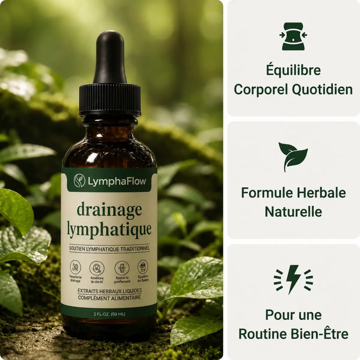 Lympha Flow® Gouttes de drainage lymphatique