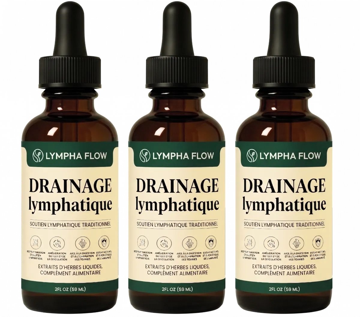 Lympha Flow® Gouttes de drainage lymphatique